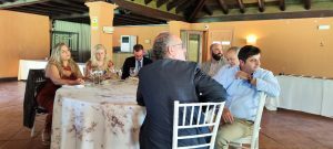 The Rotary Club Sevilla International hosts the presentation of the book The Franco Forger and forms a twinning relationship with the Rotary Club of Karlsruhe from Germany