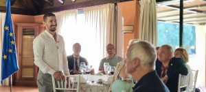 The Rotary Club Sevilla International hosts the presentation of the book The Franco Forger and forms a twinning relationship with the Rotary Club of Karlsruhe from Germany