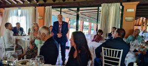 The Rotary Club Sevilla International hosts the presentation of the book The Franco Forger and forms a twinning relationship with the Rotary Club of Karlsruhe from Germany
