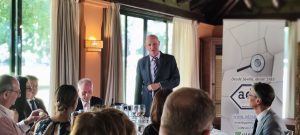 The Rotary Club Sevilla International hosts the presentation of the book The Franco Forger and forms a twinning relationship with the Rotary Club of Karlsruhe from Germany