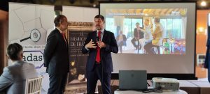 The Rotary Club Sevilla International hosts the presentation of the book The Franco Forger and forms a twinning relationship with the Rotary Club of Karlsruhe from Germany