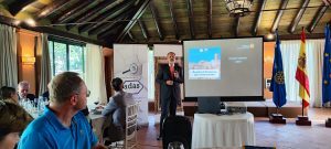 The Rotary Club Sevilla International hosts the presentation of the book The Franco Forger and forms a twinning relationship with the Rotary Club of Karlsruhe from Germany