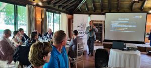 The Rotary Club Sevilla International hosts the presentation of the book The Franco Forger and forms a twinning relationship with the Rotary Club of Karlsruhe from Germany