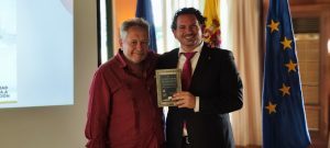 The Rotary Club Sevilla International hosts the presentation of the book The Franco Forger and forms a twinning relationship with the Rotary Club of Karlsruhe from Germany