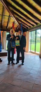 El profesor de la Universidad de Sevilla Joaquín Peña y la empresaria Sara Soriano hablan de Inteligencia Artificial y Transformación Digital en la reunión del Rotary Club Sevilla International