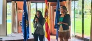 El profesor de la Universidad de Sevilla Joaquín Peña y la empresaria Sara Soriano hablan de Inteligencia Artificial y Transformación Digital en la reunión del Rotary Club Sevilla International
