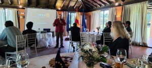Presentations by Juan José Figueroa, Founder of the Charity Organization Llamarada de Fuego, Lawyer Manuel Marín, and Visit from the Governor’s Delegate Carmen Ortega at Rotary Club Sevilla International