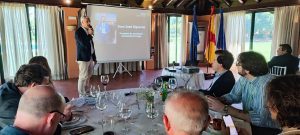 Presentations by Juan José Figueroa, Founder of the Charity Organization Llamarada de Fuego, Lawyer Manuel Marín, and Visit from the Governor’s Delegate Carmen Ortega at Rotary Club Sevilla International
