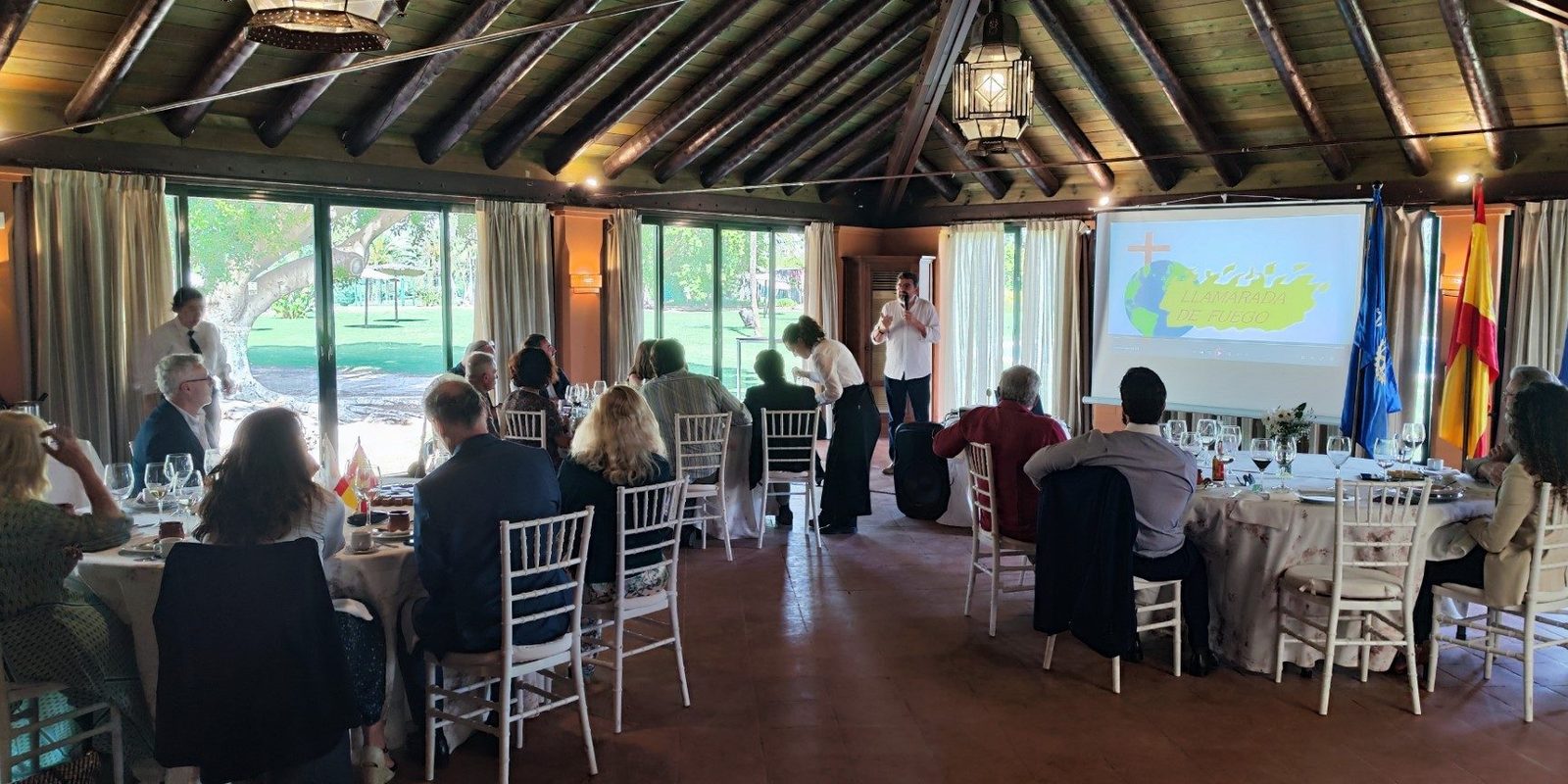 Presentations by Juan José Figueroa, Founder of the Charity Organization Llamarada de Fuego, Lawyer Manuel Marín, and Visit from the Governor’s Delegate Carmen Ortega at Rotary Club Sevilla International