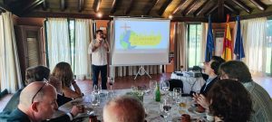 Presentations by Juan José Figueroa, Founder of the Charity Organization Llamarada de Fuego, Lawyer Manuel Marín, and Visit from the Governor’s Delegate Carmen Ortega at Rotary Club Sevilla International