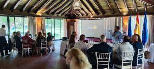 Antonio Guerrero Presents His Foundation at the Rotary Club Sevilla International