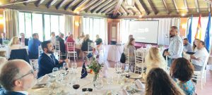 Antonio Guerrero Presents His Foundation at the Rotary Club Sevilla International