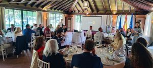 Antonio Guerrero Presents His Foundation at the Rotary Club Sevilla International