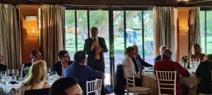 Antonio Guerrero Presents His Foundation at the Rotary Club Sevilla International