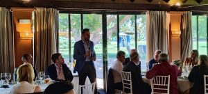 Antonio Guerrero Presents His Foundation at the Rotary Club Sevilla International