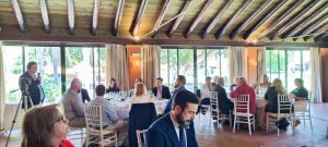 Antonio Guerrero Presents His Foundation at the Rotary Club Sevilla International