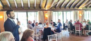 Antonio Guerrero Presents His Foundation at the Rotary Club Sevilla International