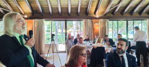 Antonio Guerrero Presents His Foundation at the Rotary Club Sevilla International