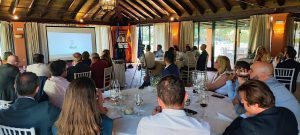Antonio Guerrero Presents His Foundation at the Rotary Club Sevilla International