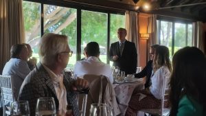 Visit of Victor Javier Elena, District Governor of District 2203, to the Rotary Sevilla International Club and presentation by Antonio Castaño on the Luis Séiquer Social Dentistry Foundation