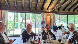 Visit of Victor Javier Elena, District Governor of District 2203, to the Rotary Sevilla International Club and presentation by Antonio Castaño on the Luis Séiquer Social Dentistry Foundation