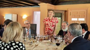 Visit of Victor Javier Elena, District Governor of District 2203, to the Rotary Sevilla International Club and presentation by Antonio Castaño on the Luis Séiquer Social Dentistry Foundation