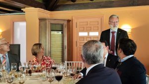 Visit of Victor Javier Elena, District Governor of District 2203, to the Rotary Sevilla International Club and presentation by Antonio Castaño on the Luis Séiquer Social Dentistry Foundation