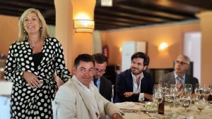 Visit of Victor Javier Elena, District Governor of District 2203, to the Rotary Sevilla International Club and presentation by Antonio Castaño on the Luis Séiquer Social Dentistry Foundation