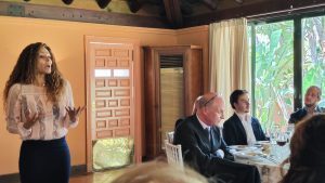 Visit of Victor Javier Elena, District Governor of District 2203, to the Rotary Sevilla International Club and presentation by Antonio Castaño on the Luis Séiquer Social Dentistry Foundation