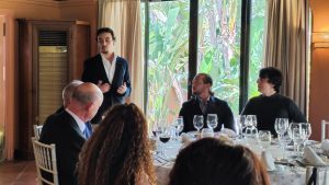 Visit of Victor Javier Elena, District Governor of District 2203, to the Rotary Sevilla International Club and presentation by Antonio Castaño on the Luis Séiquer Social Dentistry Foundation