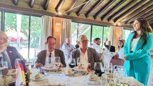 Visit of Victor Javier Elena, District Governor of District 2203, to the Rotary Sevilla International Club and presentation by Antonio Castaño on the Luis Séiquer Social Dentistry Foundation