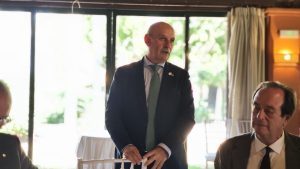 Visit of Victor Javier Elena, District Governor of District 2203, to the Rotary Sevilla International Club and presentation by Antonio Castaño on the Luis Séiquer Social Dentistry Foundation