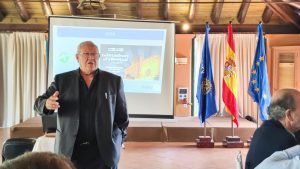 Visit of Victor Javier Elena, District Governor of District 2203, to the Rotary Sevilla International Club and presentation by Antonio Castaño on the Luis Séiquer Social Dentistry Foundation