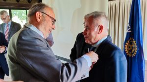 Visit of Victor Javier Elena, District Governor of District 2203, to the Rotary Sevilla International Club and presentation by Antonio Castaño on the Luis Séiquer Social Dentistry Foundation