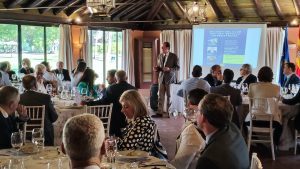 Visit of Victor Javier Elena, District Governor of District 2203, to the Rotary Sevilla International Club and presentation by Antonio Castaño on the Luis Séiquer Social Dentistry Foundation