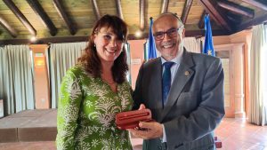 Visit of Victor Javier Elena, District Governor of District 2203, to the Rotary Sevilla International Club and presentation by Antonio Castaño on the Luis Séiquer Social Dentistry Foundation