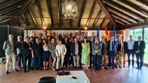 Visit of Victor Javier Elena, District Governor of District 2203, to the Rotary Sevilla International Club and presentation by Antonio Castaño on the Luis Séiquer Social Dentistry Foundation