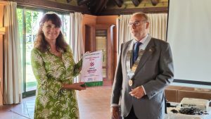 Visit of Victor Javier Elena, District Governor of District 2203, to the Rotary Sevilla International Club and presentation by Antonio Castaño on the Luis Séiquer Social Dentistry Foundation