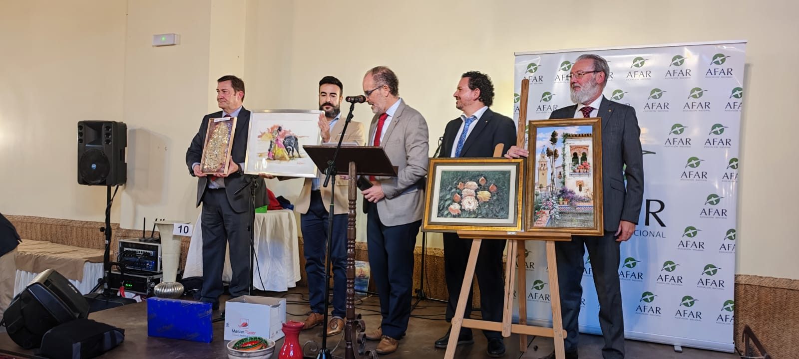 The Rotary Club Sevilla International Attends AFAR Charity Lunch for the Homeless