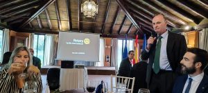 Teodoro García Egea and Antonio Barba Discuss Cryptoeconomics and Digital Law at the Recent Rotary Club Sevilla International Meeting