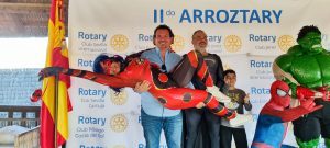 Rotary Sevilla International joins the II Arroztary organized by Rotary Jerez Internacional, resulting in the acquisition of a vein detection device for the Hospital de Jerez.