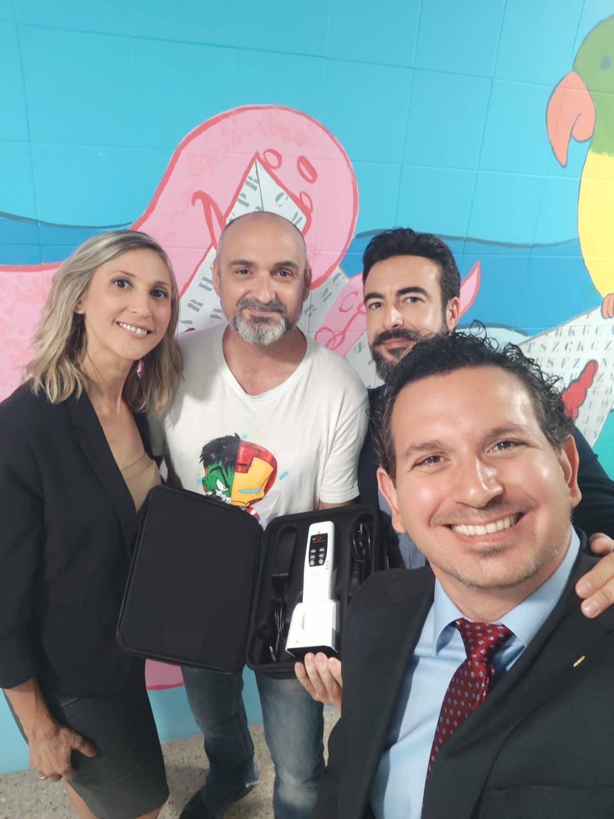Donation to the Juan Ramón Jiménez Hospital in Huelva of a Vein Detection Device of Rotary Club Sevilla International